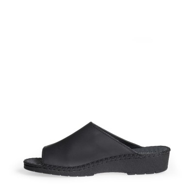 Mule Cuir Noir