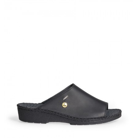 Mule Cuir Noir