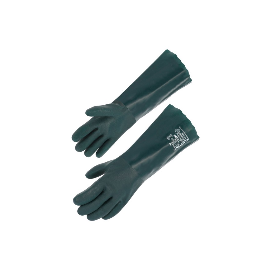 Gants en PVC protection chimique