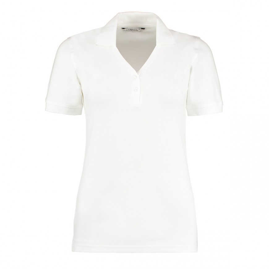 Polo Femme encolure V  