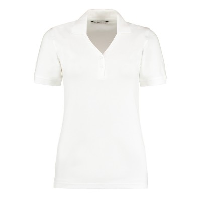 Polo Femme encolure V  