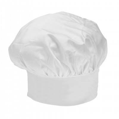 Toque Chef basse Blanche Coton